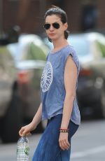 ANNE HATHAWAY at Workout Session in New York 05/19/2015