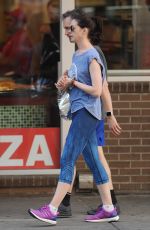 ANNE HATHAWAY at Workout Session in New York 05/19/2015