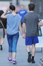 ANNE HATHAWAY at Workout Session in New York 05/19/2015