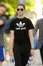 ANNE HATHAWAY at Workout Session in New York 05/19/2015