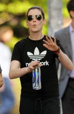 ANNE HATHAWAY at Workout Session in New York 05/19/2015