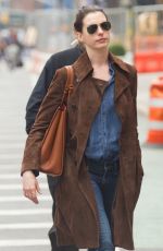 ANNE HATHAWAY Out and About in New York 005/09/2015