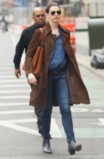 ANNE HATHAWAY Out and About in New York 005/09/2015