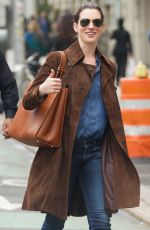 ANNE HATHAWAY Out and About in New York 005/09/2015