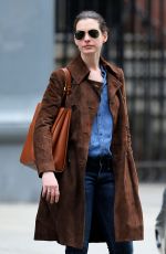 ANNE HATHAWAY Out and About in New York 005/09/2015