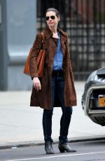 ANNE HATHAWAY Out and About in New York 005/09/2015