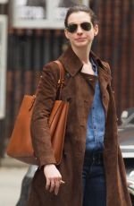 ANNE HATHAWAY Out and About in New York 005/09/2015