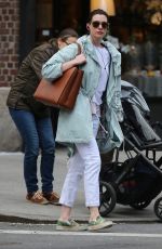 ANNE HATHAWAY Out and About in New York 05/01/2015