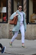 ANNE HATHAWAY Out and About in New York 05/01/2015