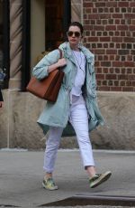 ANNE HATHAWAY Out and About in New York 05/01/2015