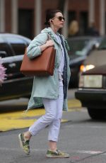 ANNE HATHAWAY Out and About in New York 05/01/2015