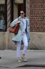 ANNE HATHAWAY Out and About in New York 05/01/2015