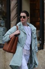 ANNE HATHAWAY Out and About in New York 05/01/2015