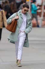 ANNE HATHAWAY Out and About in New York 05/01/2015