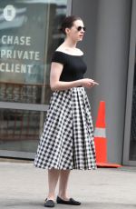 ANNE HATHAWAY Out and About in New York 05/10/2015