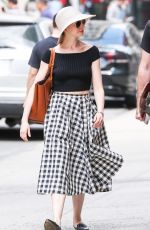 ANNE HATHAWAY Out and About in New York 05/10/2015