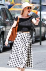 ANNE HATHAWAY Out and About in New York 05/10/2015