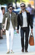 ANNE HATHAWAY Out and About in New York 05/14/2015