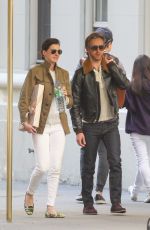 ANNE HATHAWAY Out and About in New York 05/14/2015