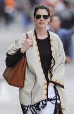 ANNE HATHAWAY Out in New York 05/15/2015