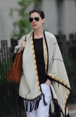 ANNE HATHAWAY Out in New York 05/15/2015