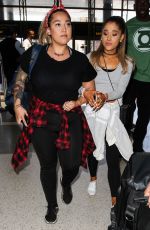 ARIANA GRANDE at LAX Airport in Los Angeles 05/12/2015