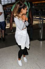 ARIANA GRANDE at LAX Airport in Los Angeles 05/12/2015