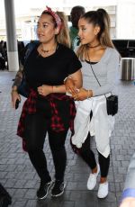 ARIANA GRANDE at LAX Airport in Los Angeles 05/12/2015
