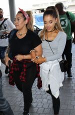 ARIANA GRANDE at LAX Airport in Los Angeles 05/12/2015