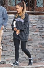 ARIANA GRANDE Out and About in West Hollywood 05/06/2015