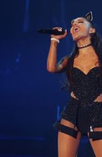 ARIANA GRANDE Performs at The Honeymoon Tour in Milan