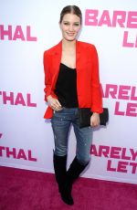 ASHLEY HINSHAW at Barely Lethal Premiere in Los Angeles