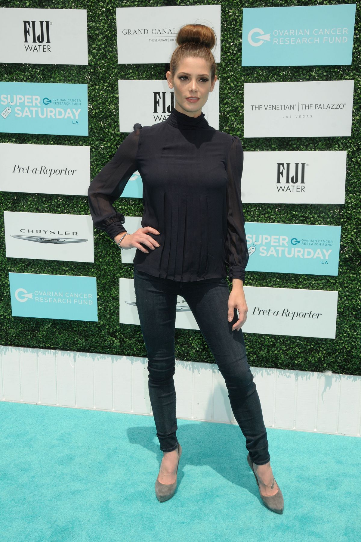 ASHLEY HREENE at 2015 Super Saturday LA in Santa Monica ASHLEY HREENE at 2015 Super Saturday LA in Santa Monica