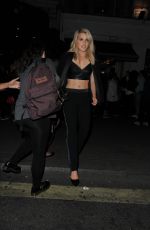 ASHLEY ROBERTS Arrives at Cafe de Paris in London 05/28/2015