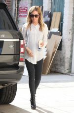 ASHLEY TISDALE Leaves a Salon in Los Angeles