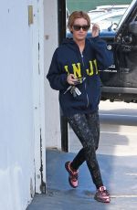 ASHLEY TISDALE Leaves Gym Class in Los Angeles 05/15/2015