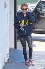 ASHLEY TISDALE Leaves Gym Class in Los Angeles 05/15/2015