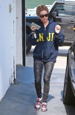ASHLEY TISDALE Leaves Gym Class in Los Angeles 05/15/2015