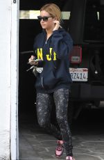 ASHLEY TISDALE Leaves Gym Class in Los Angeles 05/15/2015