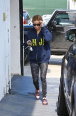 ASHLEY TISDALE Leaves Gym Class in Los Angeles 05/15/2015