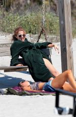 AUBREY PLAZA and ZOEY DEUTCH on the Set of Dirty Grandpa at Tybee Island 05/02/2015