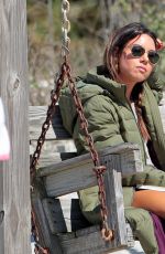AUBREY PLAZA and ZOEY DEUTCH on the Set of Dirty Grandpa at Tybee Island 05/02/2015