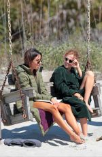 AUBREY PLAZA and ZOEY DEUTCH on the Set of Dirty Grandpa at Tybee Island 05/02/2015