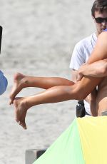 AUBREY PLAZA in Bikini on the Set of Dirty Grandpa in Georgia 05/04/2015