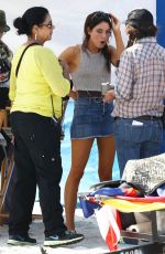 AUBREY PLAZA on the Set of Dirty Grandpa in Georgia 04/30/2015