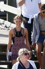 AUBREY PLAZA on the Set of Dirty Grandpa in Georgia 04/30/2015