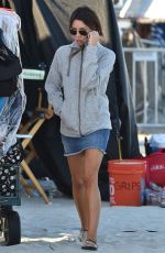 AUBREY PLAZA on the Set of Dirty Grandpa in Georgia 04/30/2015