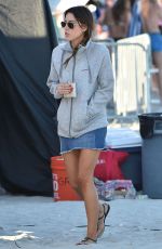 AUBREY PLAZA on the Set of Dirty Grandpa in Georgia 04/30/2015