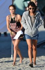 AUBREY PLAZA on the Set of Dirty Grandpa in Georgia 04/30/2015