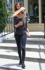 AVA SAMBORA Leaves a Nails Salon in Calabasas 05/16/2015
